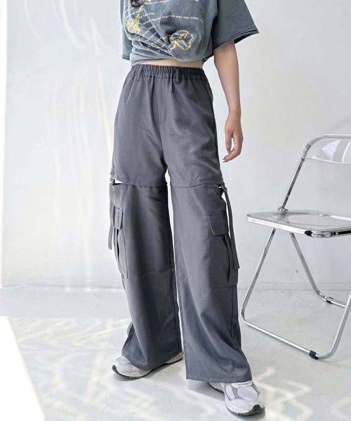 AS KNOW AS（アズノゥアズ） カーゴパンツ サイドオープンカーゴパンツ