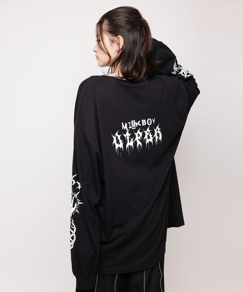 新到着 MILK BOY グラフィック長袖カットソー MILKBOY｜ミルクボーイの
