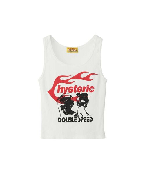 hysteric glamour ヒステリックグラマー　タンクトップ　ショート丈 SKUL WOMAN タンクトップ（タンクトップ）｜HYSTERIC GLAMOUR