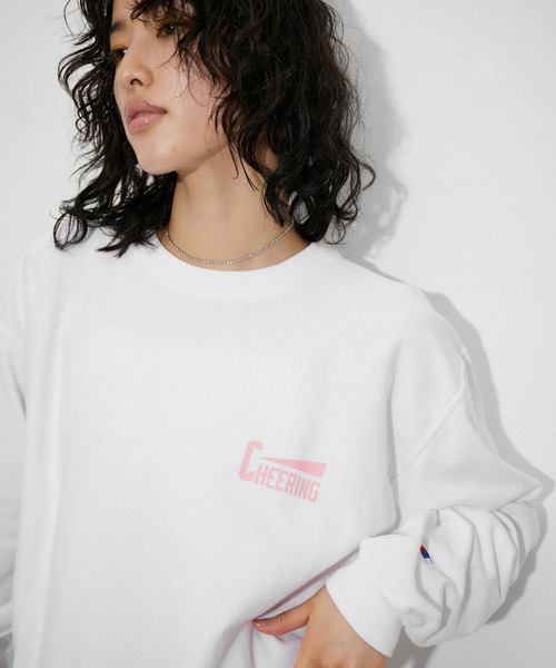 アダムエロペ別注 RW LONG SLEEVE T-SHIRT Champion Champion for ADAM ET ROPE'】別注 RW LONG SLEEVE T-SHIRT