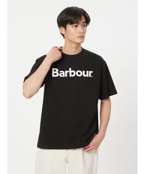 BARBOUR アウトトア オハサイス クラフィック Tシャツ Barbour tシャツ JAPAN LIMITED” バックプリント ビーコンロゴ