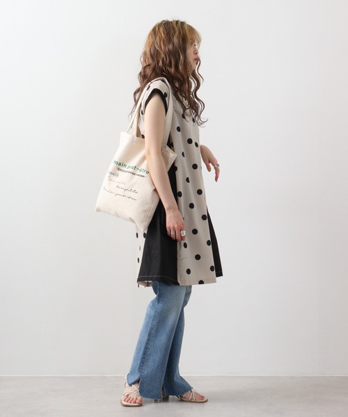 チュニック(131215) Anna Nicola チュニック 脇切替ドットチュニック : ZOZOTOWN