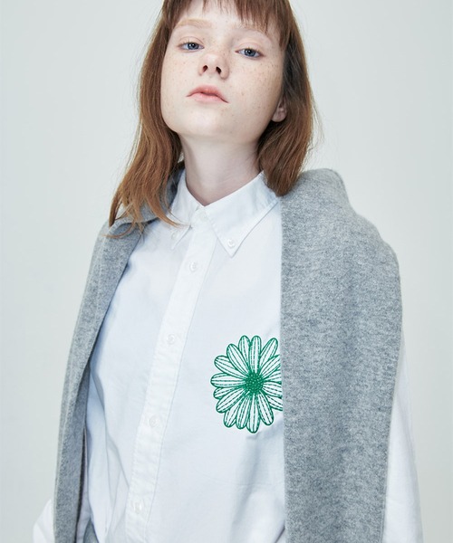Mardi Mercredi ブラウス シャツ OXFORD SHIRT レディース