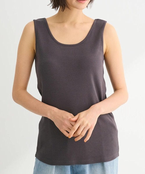 Green Parks タンクトップ ノースリーブ BEST PRICE 2WAYリブ