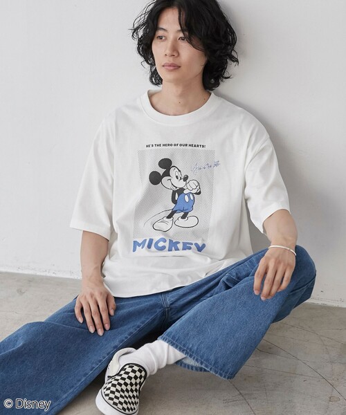 Disney（ディズニー） tシャツ coen限定／フロントプリントTシャツ