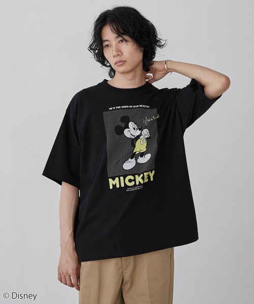 Disney（ディズニー） tシャツ coen限定／フロントプリントTシャツ