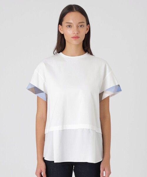 BLUE LABEL CRESTBRIDGE tシャツ コンパクトクリアーポンチ