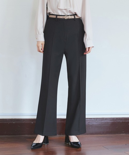 RUIRUE BOUTIQUE スラックス パンツ 洗える ｜ シークレットゴム