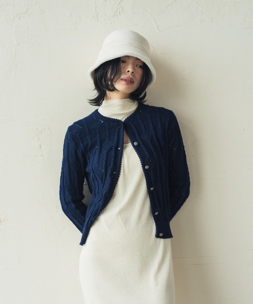 ORIENT MILLINERY 帽子 ハット MOU「ムー」ムートンボア バケット