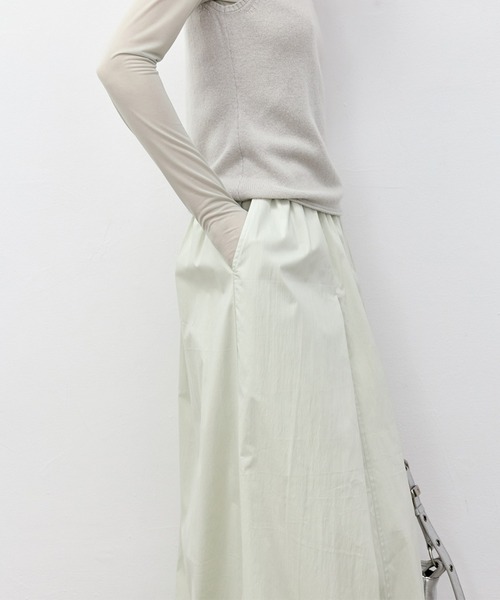 tageechita バルーンスカート JACQUARD GRID BALLOON SKIRT / ジャガードグリッドバルーンスカート