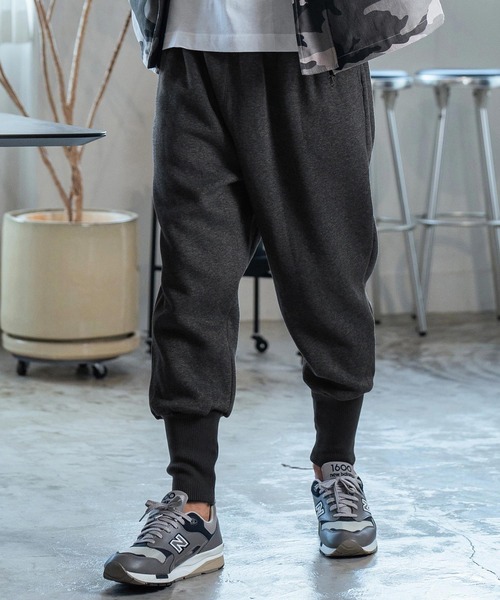 CAMBIO（カンビオ） パンツ mp12684- Long Rib Jogger Pants ジョガー