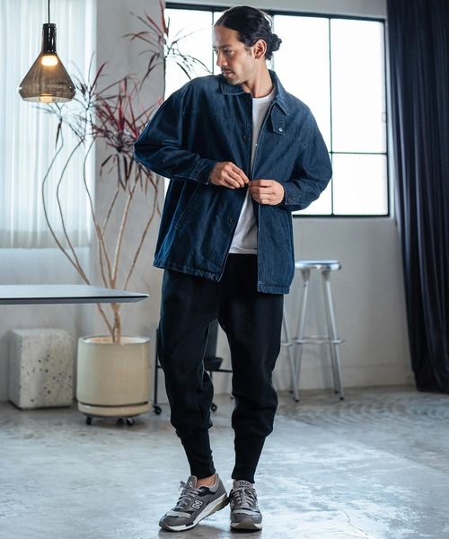 CAMBIO（カンビオ） パンツ mp12684- Long Rib Jogger Pants ジョガー