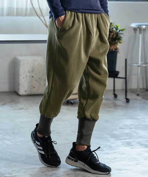 CAMBIO（カンビオ） パンツ mp12684- Long Rib Jogger Pants ジョガー