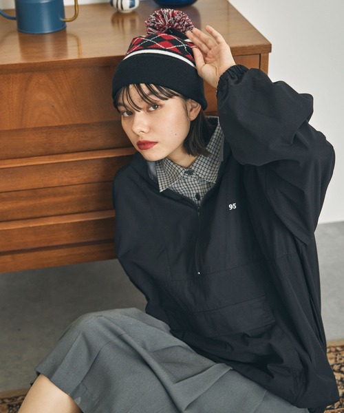 ブルゾン ジャンバー 「セットアップ対応」配色ナイロン アノラック