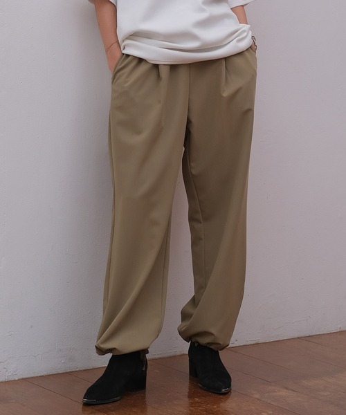 AKTE パンツ ドローストリングパンツ レディース : ZOZOTOWN