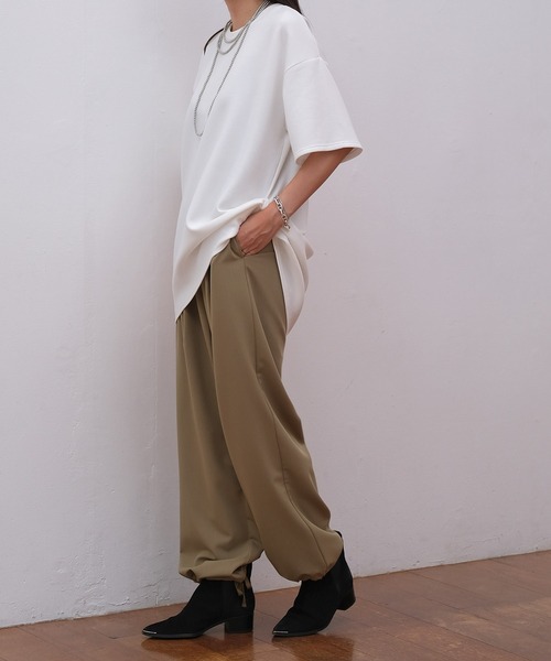 AKTE パンツ ドローストリングパンツ レディース : ZOZOTOWN