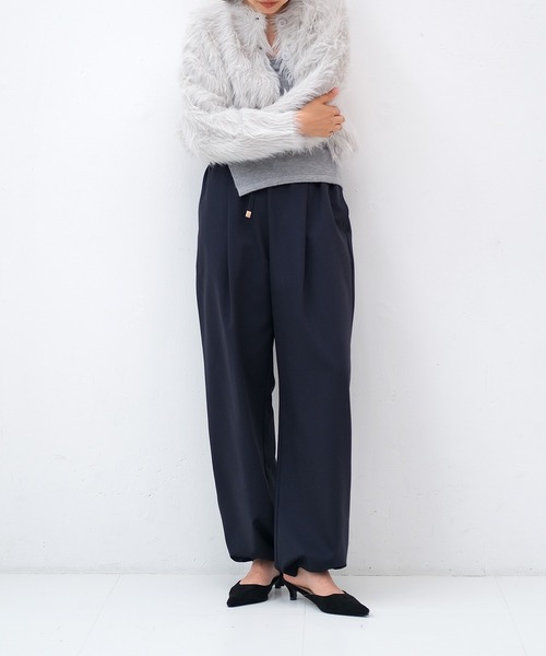 AKTE パンツ ドローストリングパンツ レディース : ZOZOTOWN