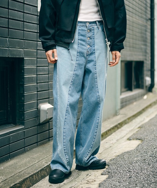 JieDa（ジエダ） ジーンズ SWITCHING OVER DENIM メンズ : ZOZOTOWN