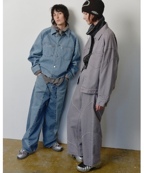 JieDa（ジエダ） ジーンズ SWITCHING OVER DENIM メンズ : ZOZOTOWN