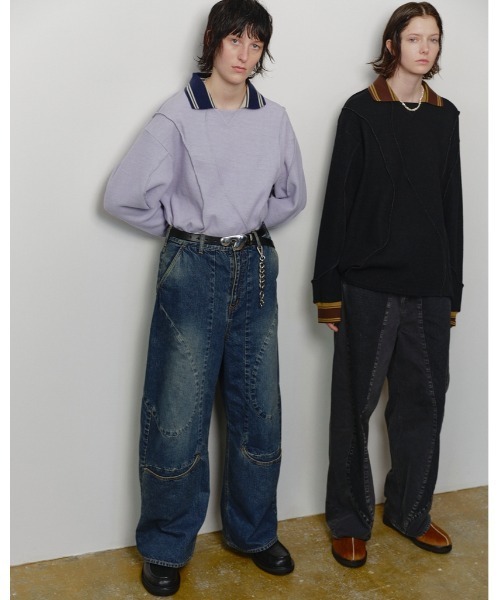 Jieda ジエダ SWITCHING OVER DENIM オーバーデニム JieDa [ジエダ] SWITCHING OVER DENIM PANTS ＜スイッチングオーバー