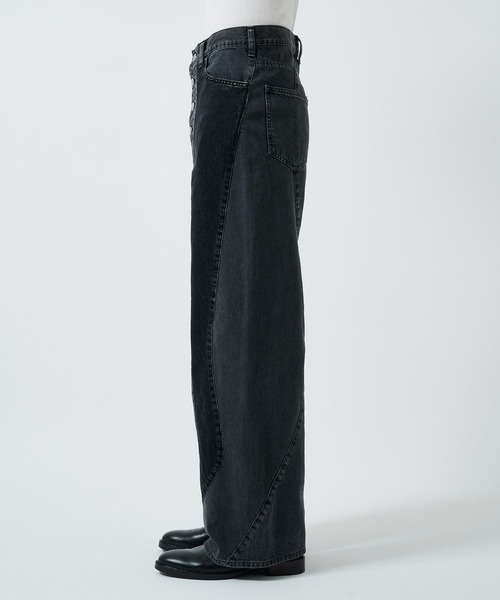 JieDa（ジエダ） ジーンズ SWITCHING OVER DENIM メンズ : ZOZOTOWN