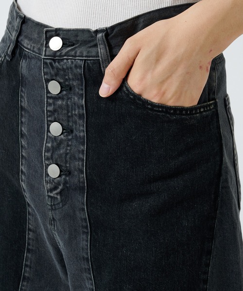 JieDa（ジエダ） ワイドパンツ ジーンズ SWITCHING OVER DENIM メンズ