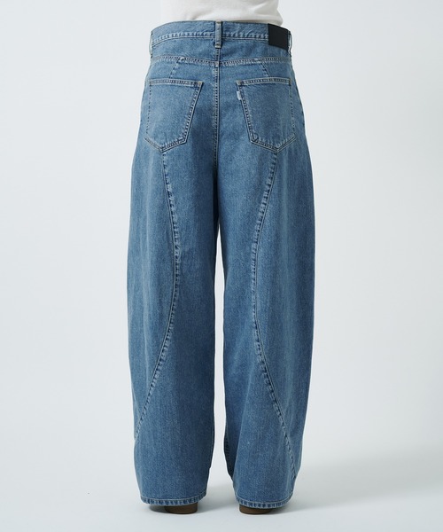 JieDa（ジエダ） ワイドパンツ ジーンズ SWITCHING OVER DENIM メンズ