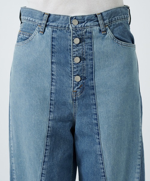 JieDa（ジエダ） ワイドパンツ ジーンズ SWITCHING OVER DENIM メンズ