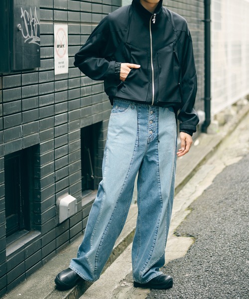 JieDa（ジエダ） ジーンズ SWITCHING OVER DENIM メンズ : ZOZOTOWN