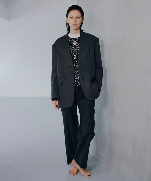 アダムエロペ　パンツスーツ　ブラック　38 ADAM ET ROPE'（アダムエロペ） スラックス パンツ ミニスカート