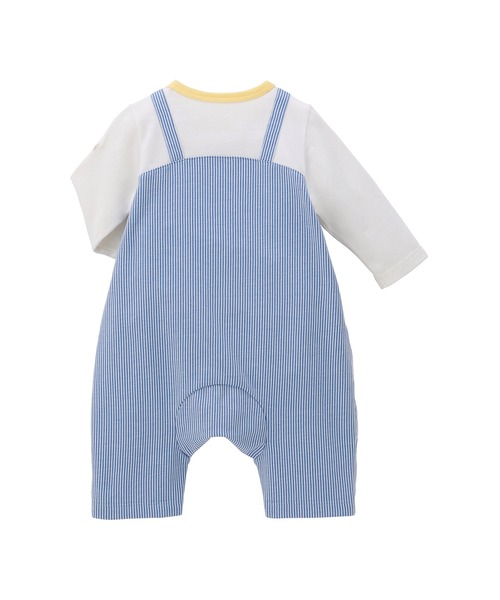 ベビー服 ロンパース ミキハウスベア7分丈カバーオール_8