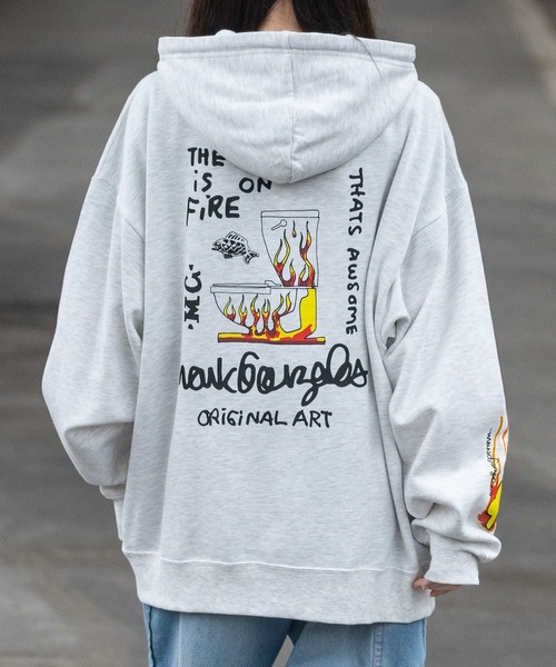 Mark Gonzales パーカー 「ba」JOHN'S CLOSET別注 「MARK