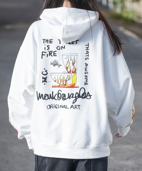 マークゴンザレス Mark Gonzales（マークゴンザレス） パーカー 「ba」JOHN'S CLOSET別注