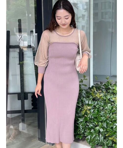 LAGUNAMOON（ラグナムーン） ワンピース ドッキングベアニット