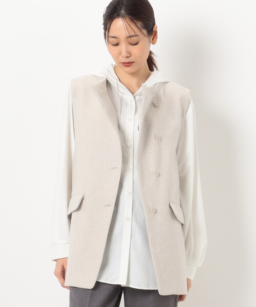 Gabardine K.T（ギャバジンK.T） ベスト ジレ やわらかメルトン