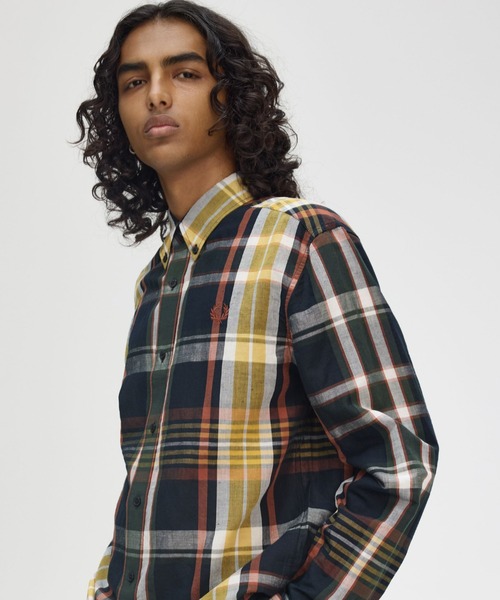 FRED PERRY（フレッドペリー） シャツ Madras Check Short Sleeve