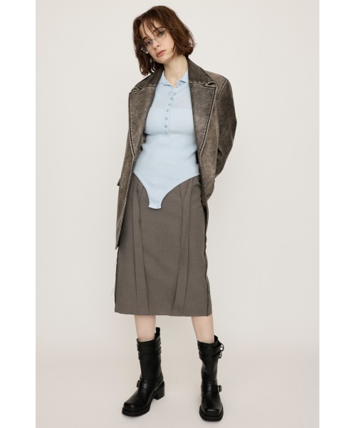 SLY スカート CUT OUT ILINE SK カットアウト アイライン