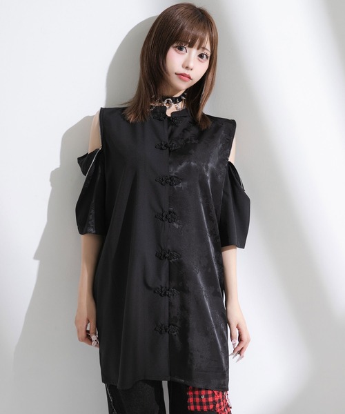 Diable baiser（ディアブルベーゼ） ワンピース 肩開きジップ2way
