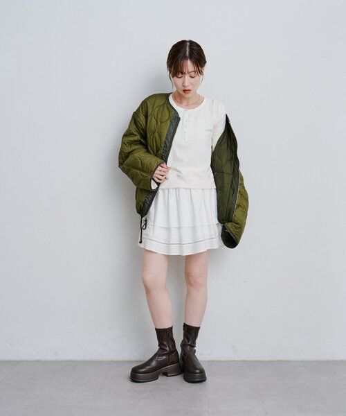Kastane コットンフリルミニスカート 新品未使用 2WAY】コットンフリルミニスカート（スカート）｜Kastane