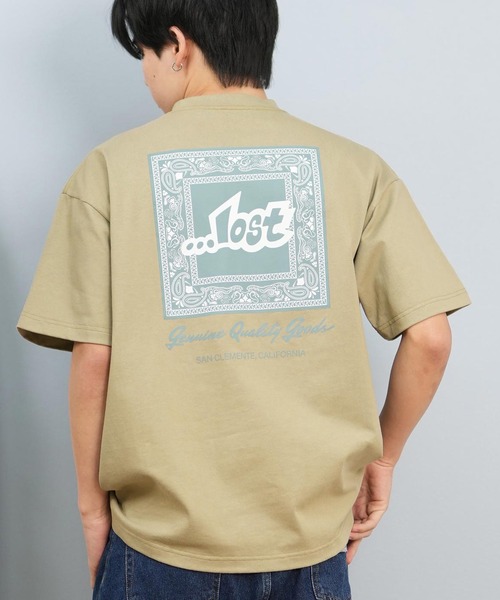 tシャツ lost/ロスト 半袖Tシャツ/半袖Tee ボックスロゴ バンダナ ユニセックス L25S-2102 メンズ レディース | LOST | 03