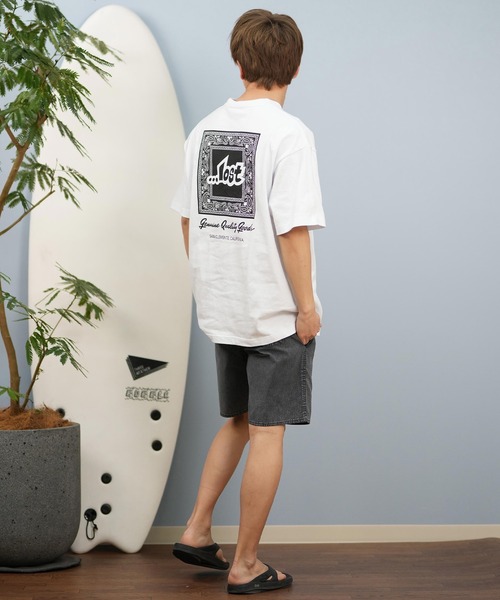 tシャツ lost/ロスト 半袖Tシャツ/半袖Tee ボックスロゴ バンダナ ユニセックス L25S-2102 メンズ レディース | LOST | 09