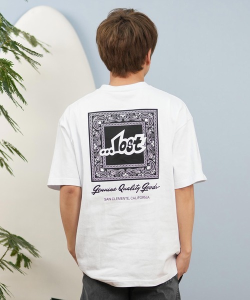 LOST tシャツ lost/ロスト 半袖Tシャツ/半袖Tee ボックスロゴ