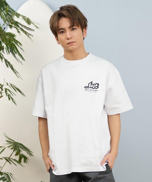 LOST tシャツ lost/ロスト 半袖Tシャツ/半袖Tee ボックスロゴ
