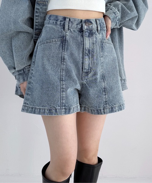 ★入手困難★希少★d.i.a. サイドリング y2k デニムショートパンツ Heather ジーンズ デニム デニムパンツ Denim デザインショート