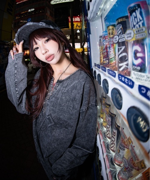 REFLEM tシャツ 「REFLEM/レフレム」グランジレイヤードL/S TEE