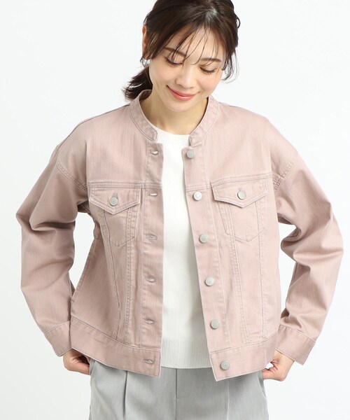 Reflect（リフレクト） デニムジャケット gジャン 「手洗い可」カラー