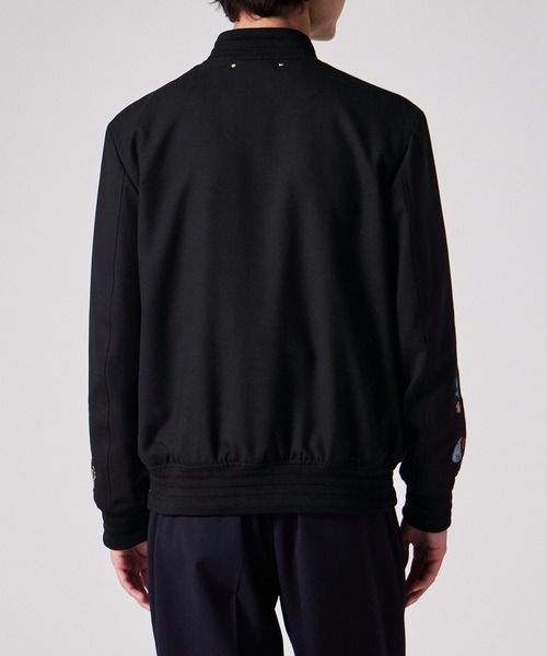 Paul Smith ブルゾン アウター ウールホップサック エンブロイ