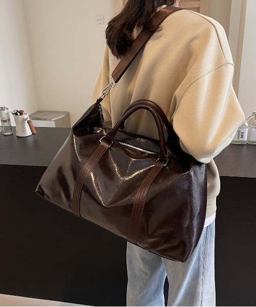FREE STYLISTS ボストンバッグ 大容量2WAY レトロボストンバッグ