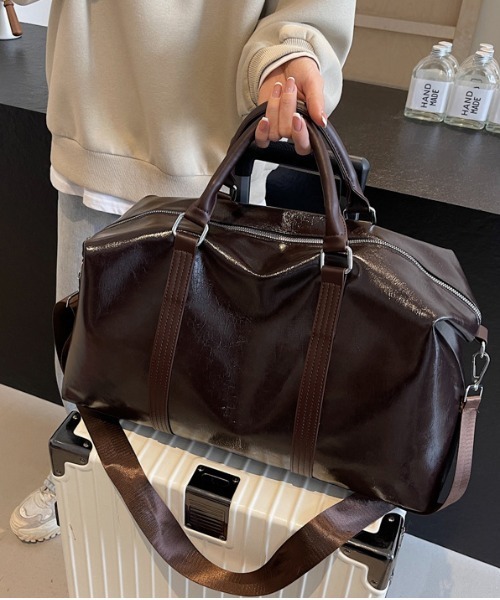 FREE STYLISTS ボストンバッグ 大容量2WAY レトロボストンバッグ