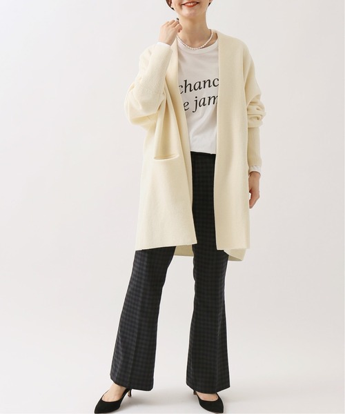 IENA（イエナ） ノーカラーコート FREE グレー レディース : ZOZOTOWN